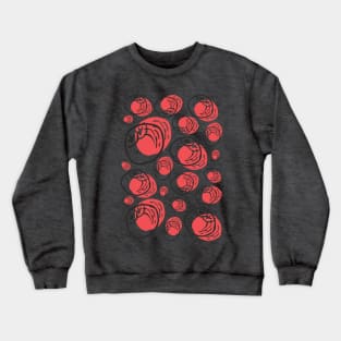 Feel Cranberry Summer Pattern Crewneck Sweatshirt